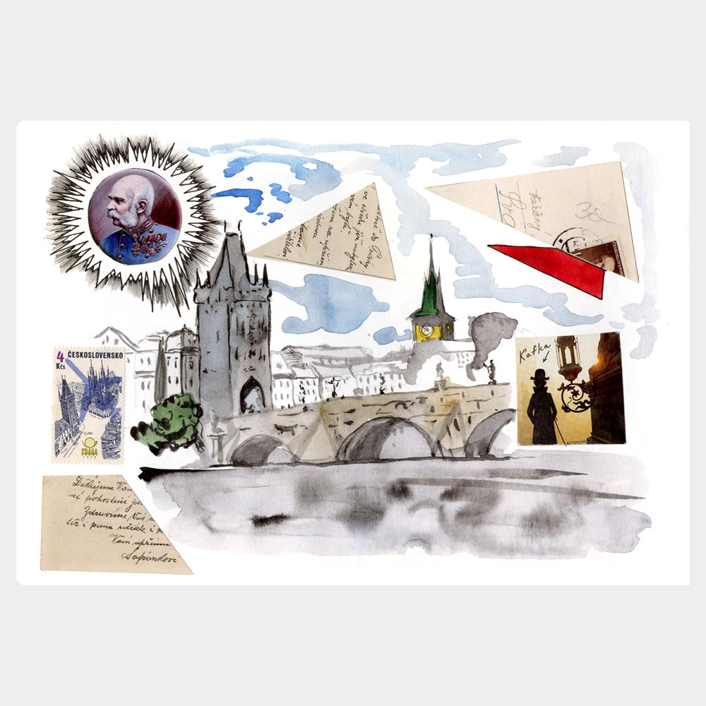 Louis Vuitton Travel Book series Prague　ルイ・ヴィトンによる、イラストレーターが世界の各都市を描いたトラベルブック　プラハ