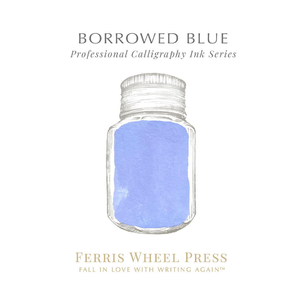 【28ml】Ferris Wheel Press Fanciful Events Collection（顔料インク） Borrowed Blue ボロウド ブルー フェリス インク