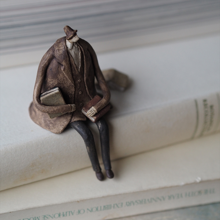 希少】木村悠希 キツネみたいないきもの 陶人形