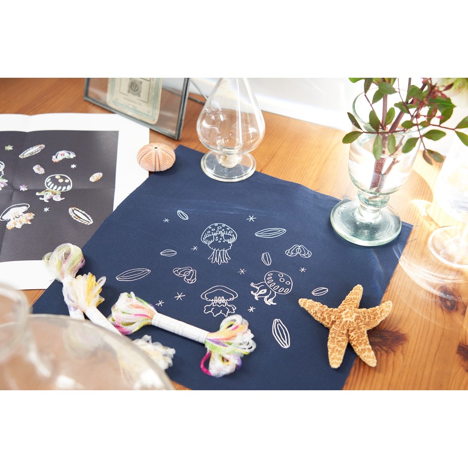 ハンドメイド フェルト作家 モネ 印象・日の出 和装ベレー帽 刺繍 