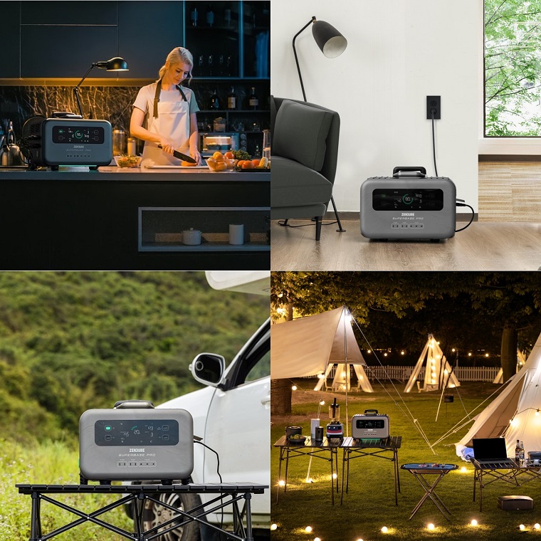 【新品/未使用】ZENDURE SuperBaseポータブル電源 8&frasl;25(木)Zendureのポータブル電源「SuperBase Pro 2000&frasl;1500」先行