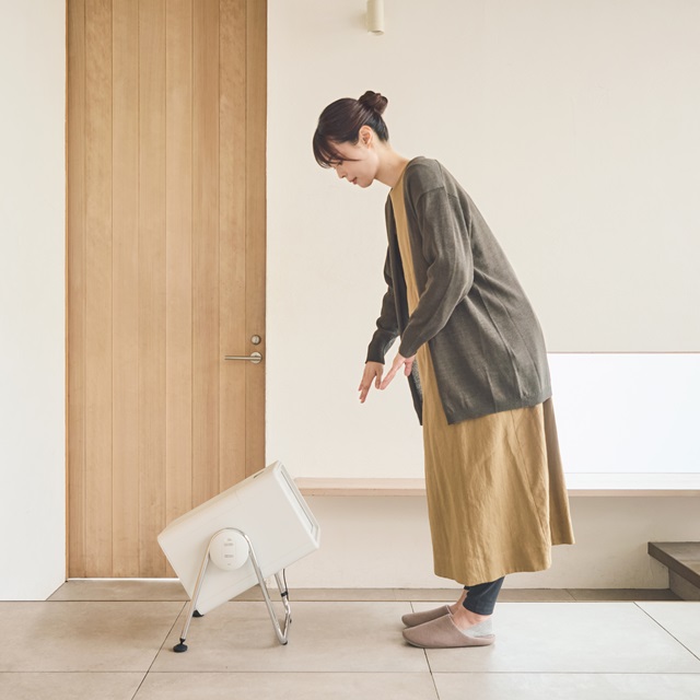 自由な風向き調節ができる空気清浄機「Silky Wind Clean」を9/24(水