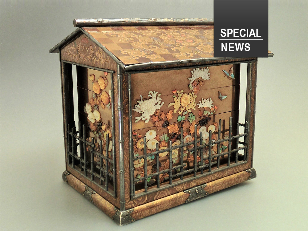 在庫19世紀 鼠と蝋燭の根付　京都　拓殖彫り　時代物 提げ物 MCI (netsuke) 根付