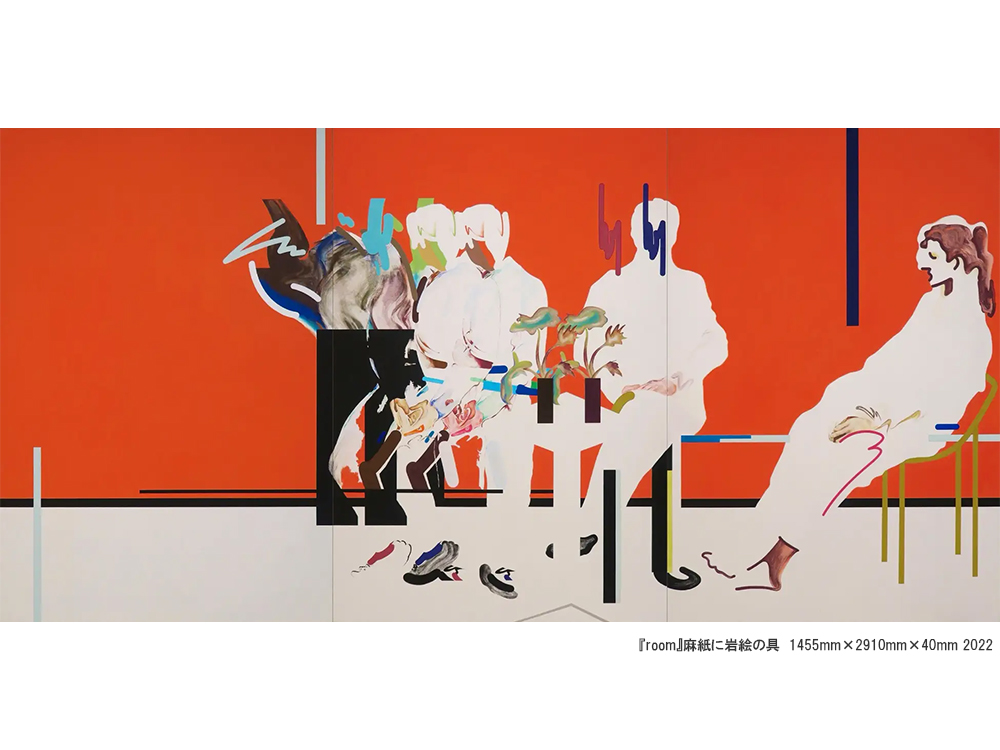 星骸回収员(日本画、岩絵具) 星骸回収员(日本画、岩絵具) 星骸回収员(日本画、岩絵具)