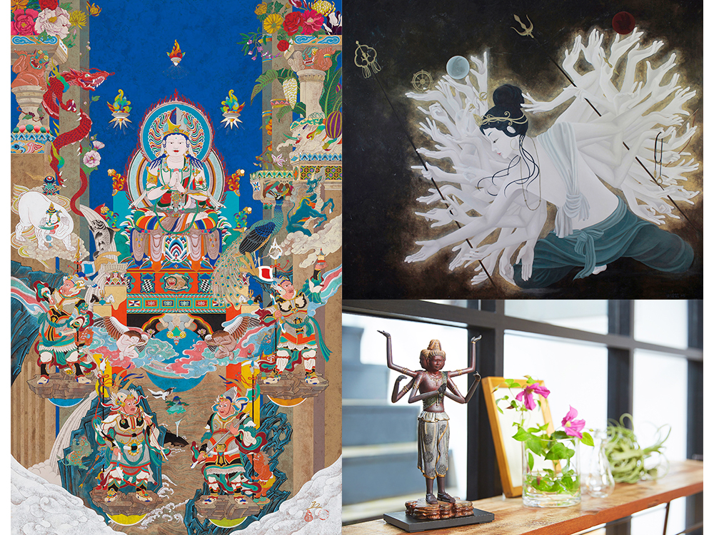 ARTIST NEWS】インテリア、美術品として仏像・仏画を提案。「暮らしに