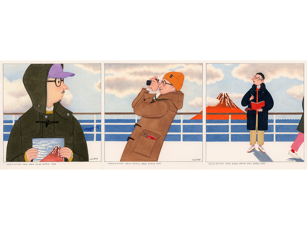 銀座シックス　蔦谷購入　Mr Slowboy 絵画 直筆サイン入り 複製原画】SLOWBOY FOR LEVI'S③ Mr.Slowboy Mr