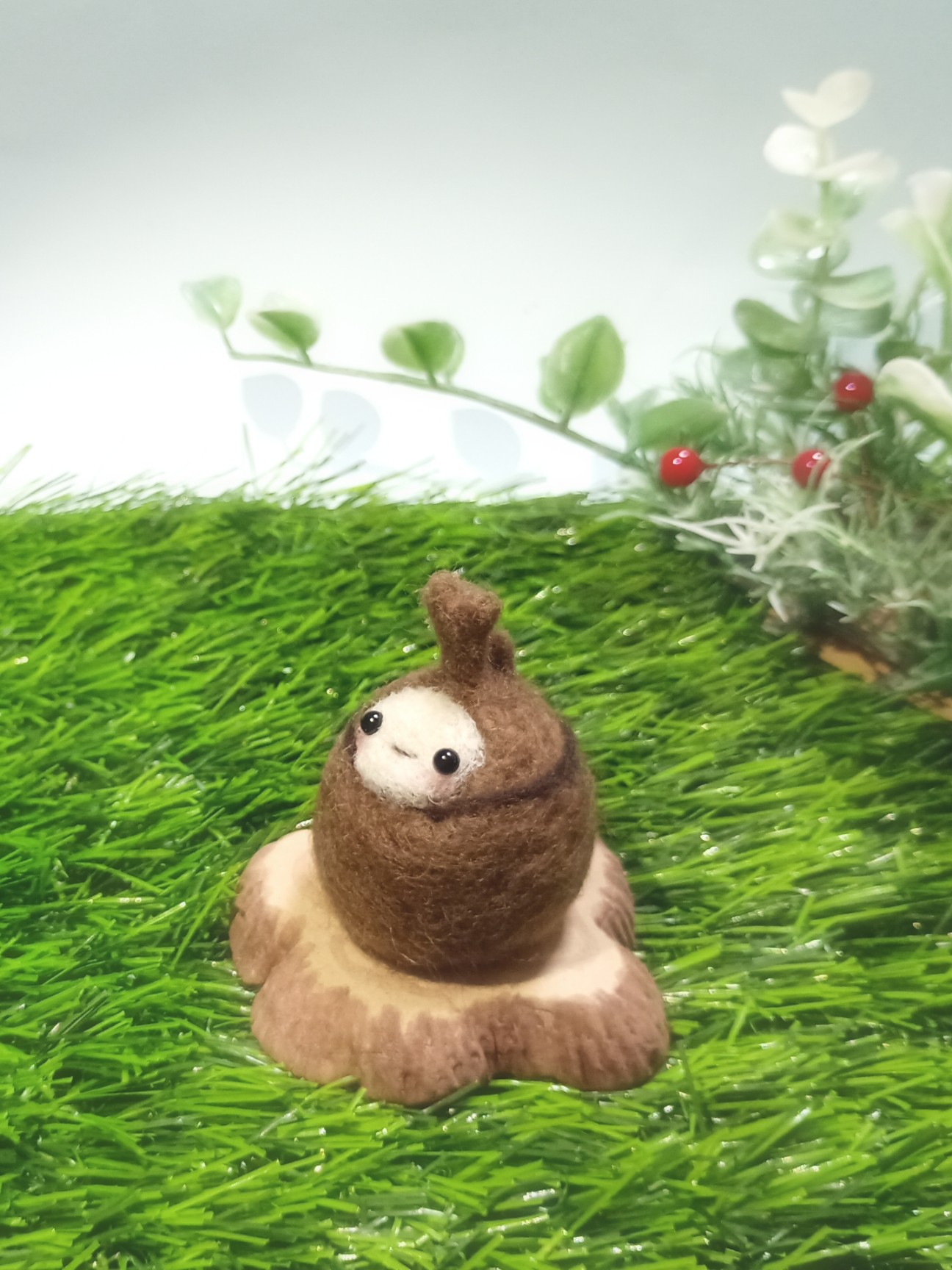 羊毛フェルトで作るかわいいカブトムシ