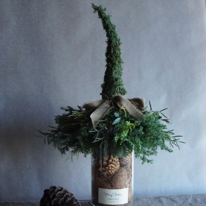 川沿いの小さな花屋「noreri」ツリーワークショップ