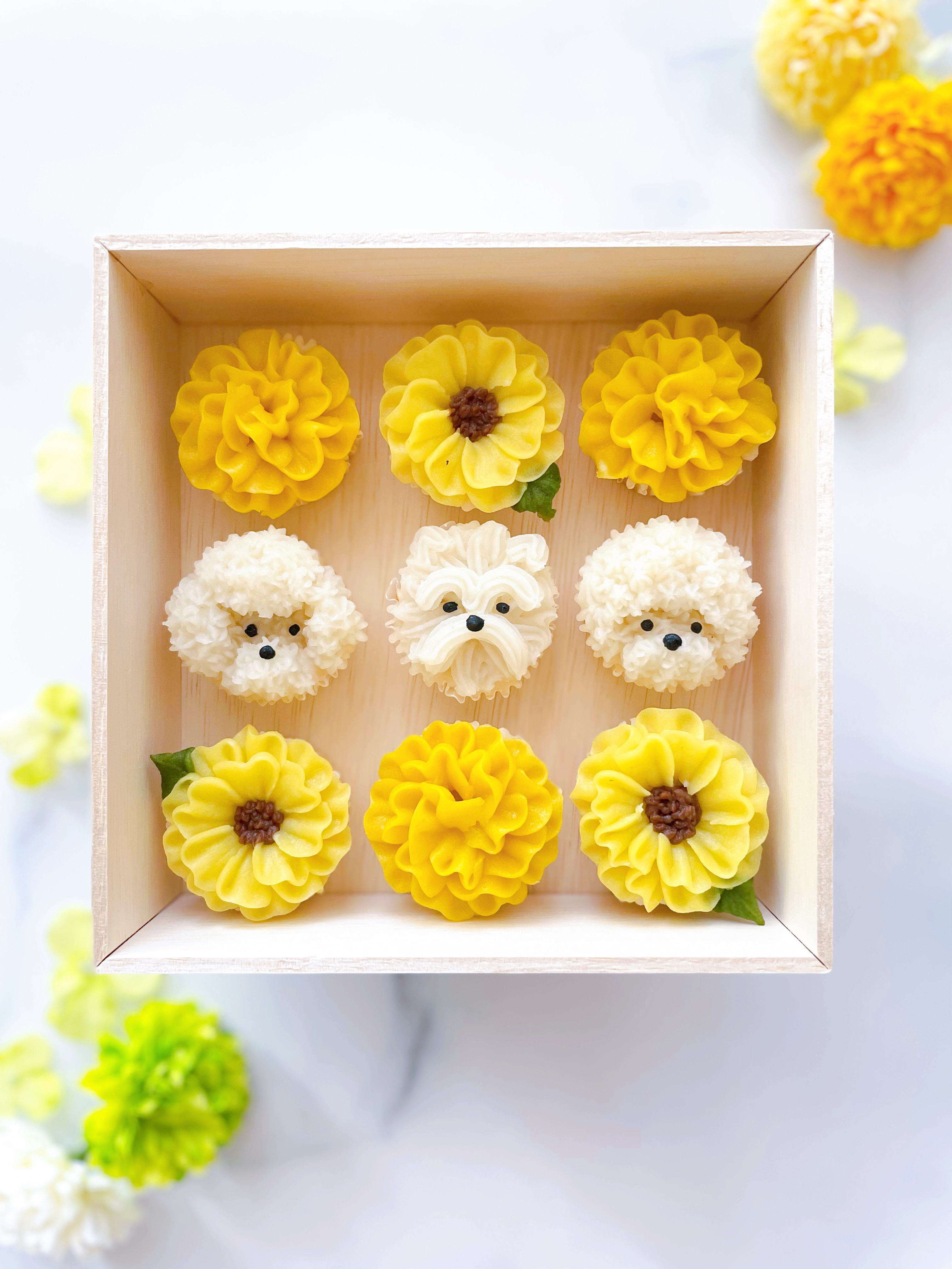 DOG FRIENDLY SUMMER】ペット専用カップケーキ わんこのお花®ワーク