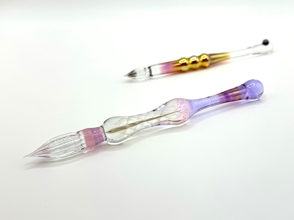 aun ガラスペン 琥珀月 おっきかっ 