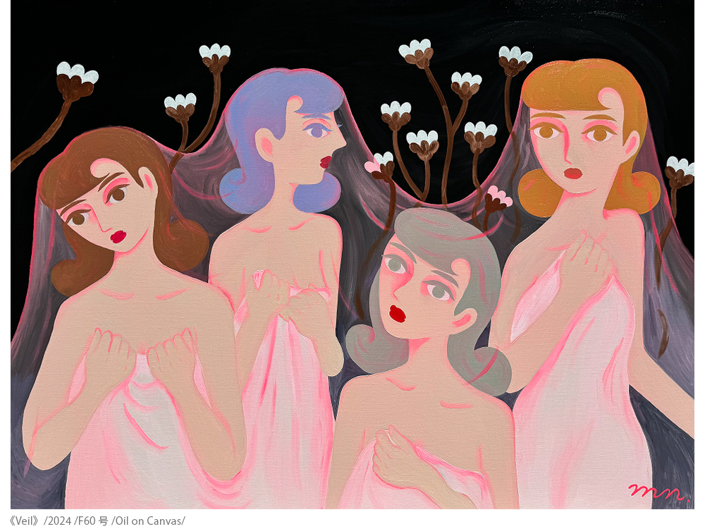 展覧会】中村桃子の個展「Veil」を9月21日（土）より開催。伝えたくて