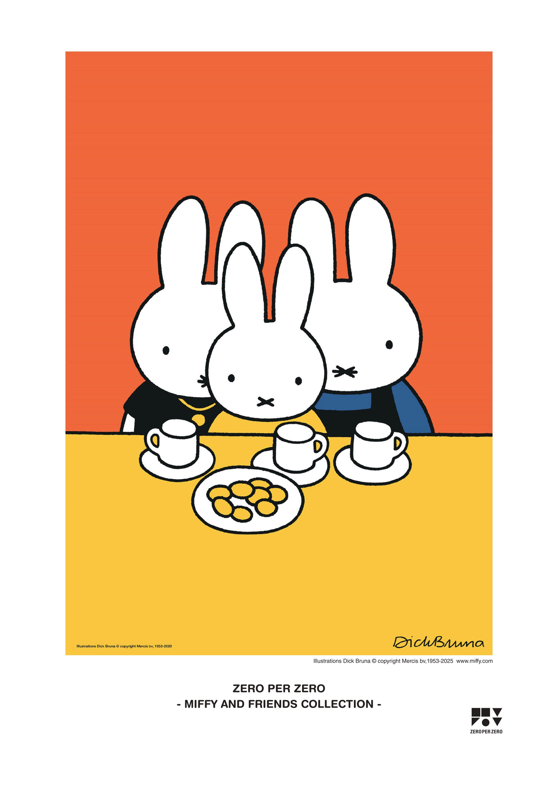 POPUP】MIFFY AND FRIENDS COLLECTION Produced by ZERO PER ZERO
