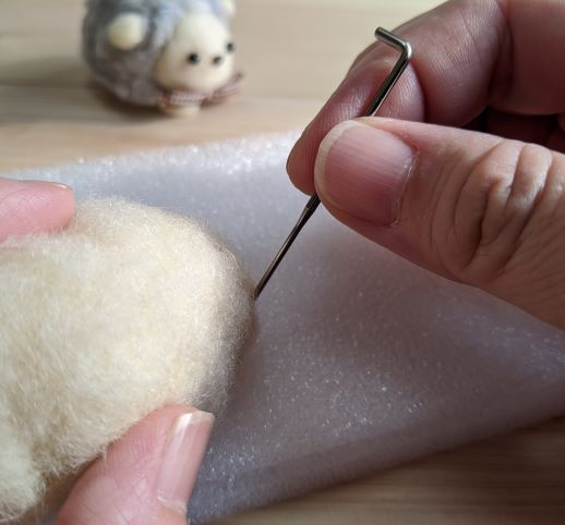 展示用】羊毛フェルト はにわ 探れ