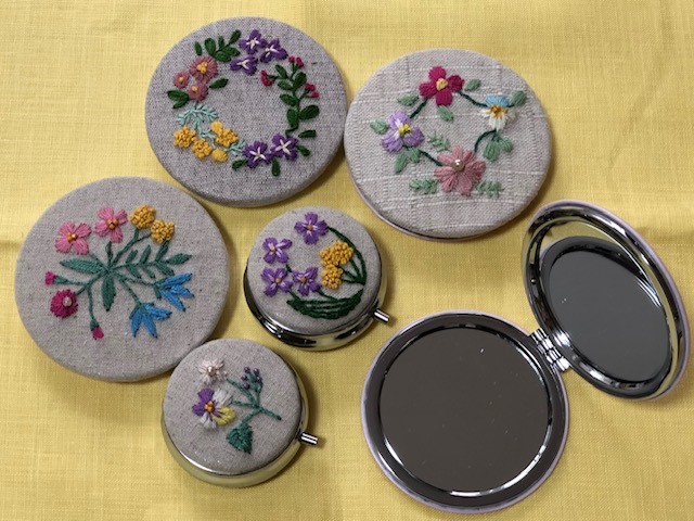 ワークショップ】刺繍のコンパクトミラーを作ろう | イベント | 奈良