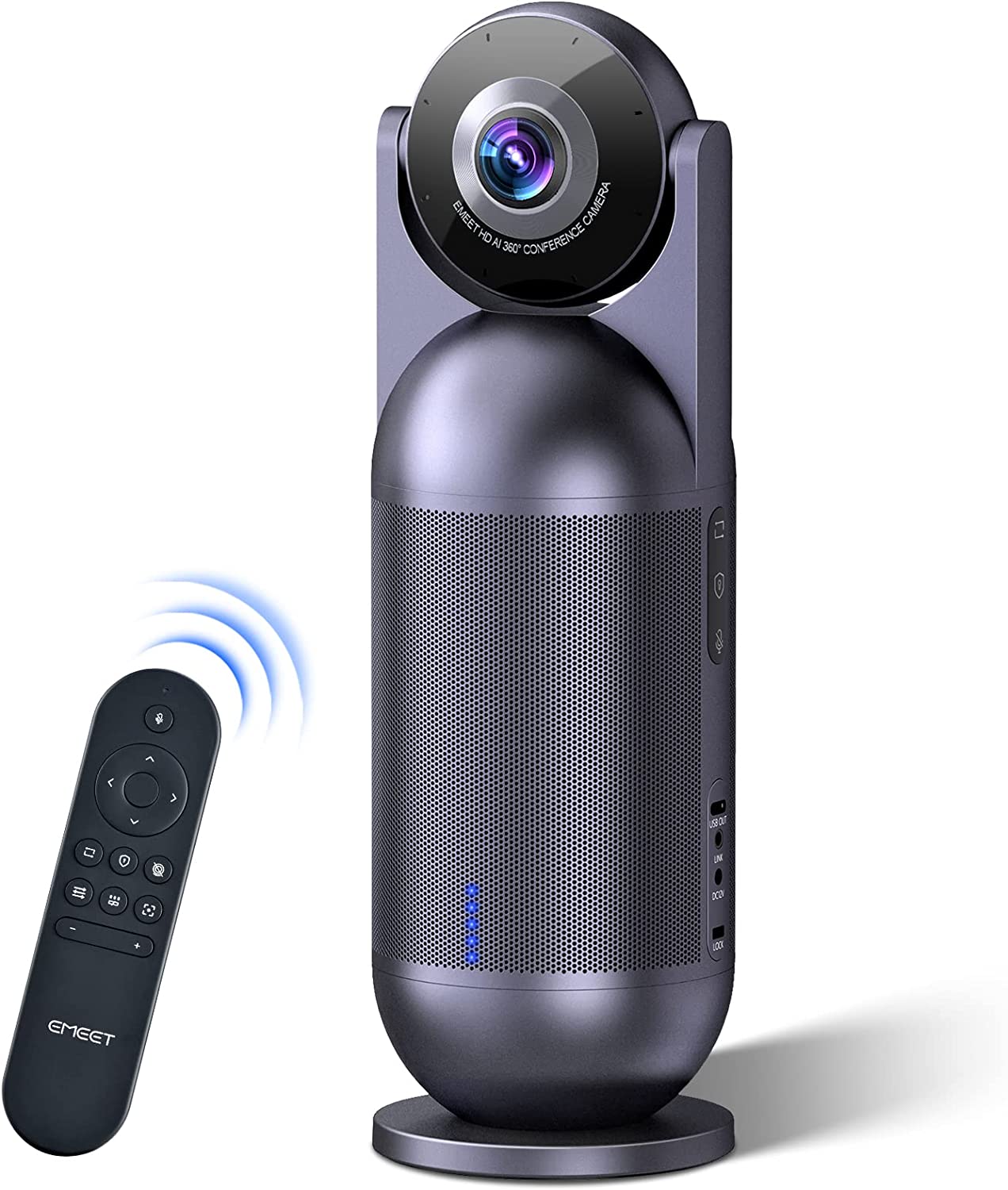 展示終了】EMEET Meeting Capsule / マイク＆スピーカー一体型360度web 