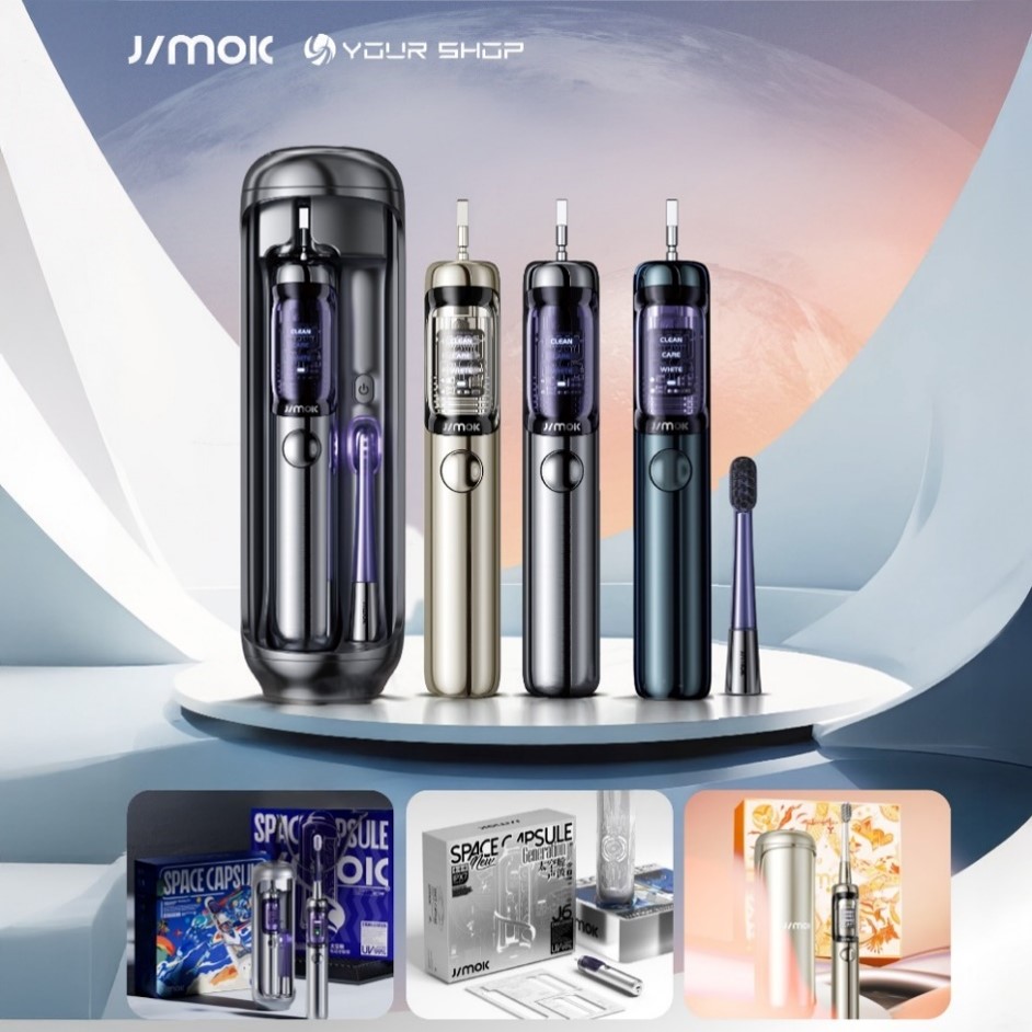 JSMOK 電動歯ブラシ 本体 除菌BOX付き 展示終了】JIMOK 電動歯ブラシ(除菌BOX付)/除菌ができるBOX付の