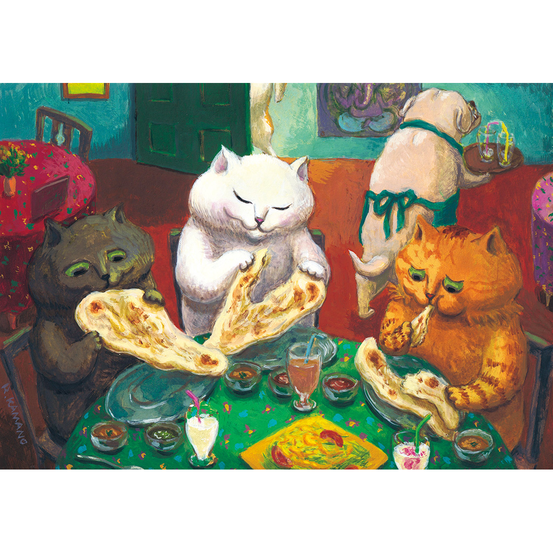カマノレイコ個展 ときめく猫たち | イベント | 梅田 蔦屋書店 | 蔦屋