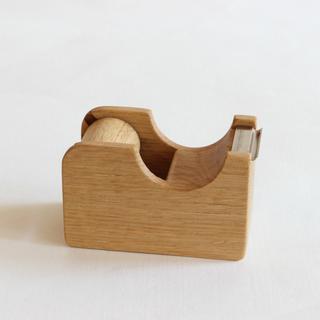 テープカッター小　ナチュラル　オークヴィレッジ