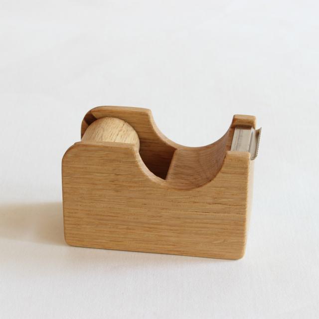 テープカッター小　ナチュラル　オークヴィレッジ