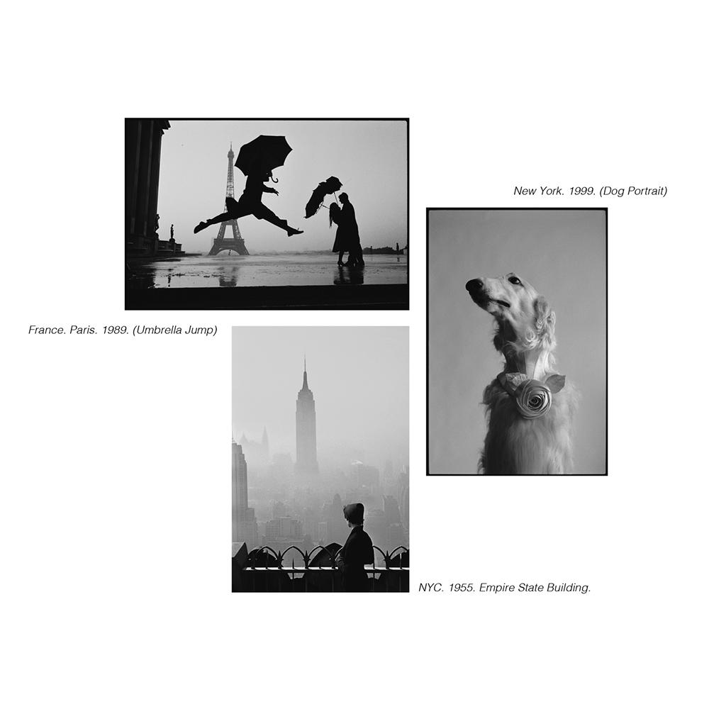 《Umbrella Jump》ELLIOTT ERWITT Platinum Editions　エリオット・アーウィット　プラチナプリント作品