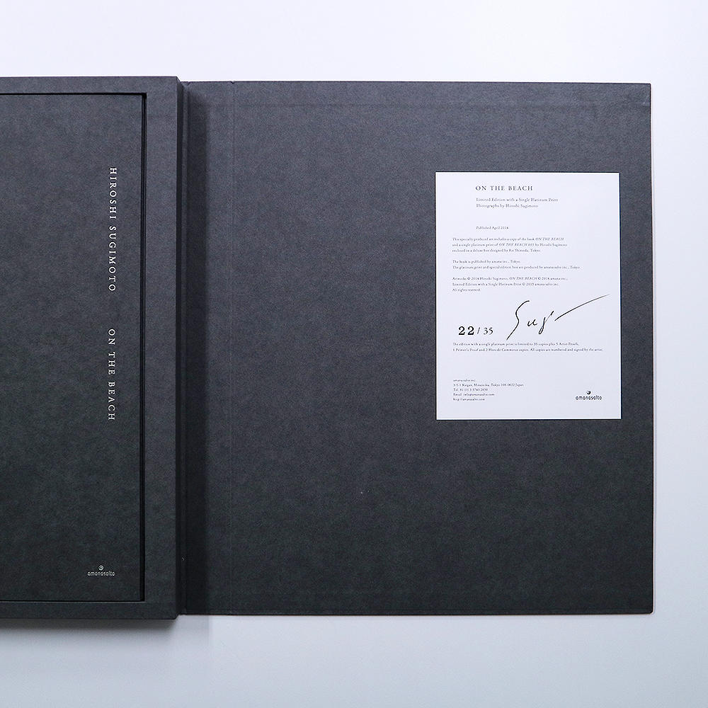 【古書】Book+Folio「On The Beach」 Edition 22 / 35　杉本博司