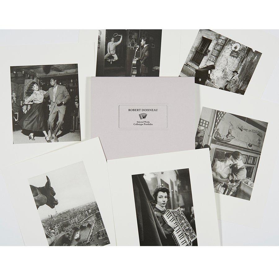 【受注生産】【ウッドホワイト額装1点付】ロベール・ドアノー　Selected Works ミニポートフォリオ