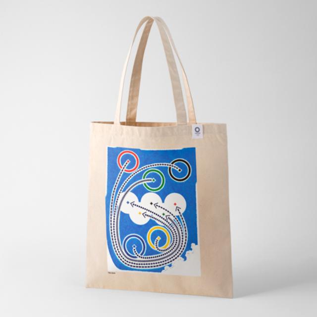 お取り寄せ トートバッグ 東京オリンピック公式アートポスター 佐藤卓 東京公式ライセンス商品 2 3週間でお届け の商品詳細 T Site Shopping