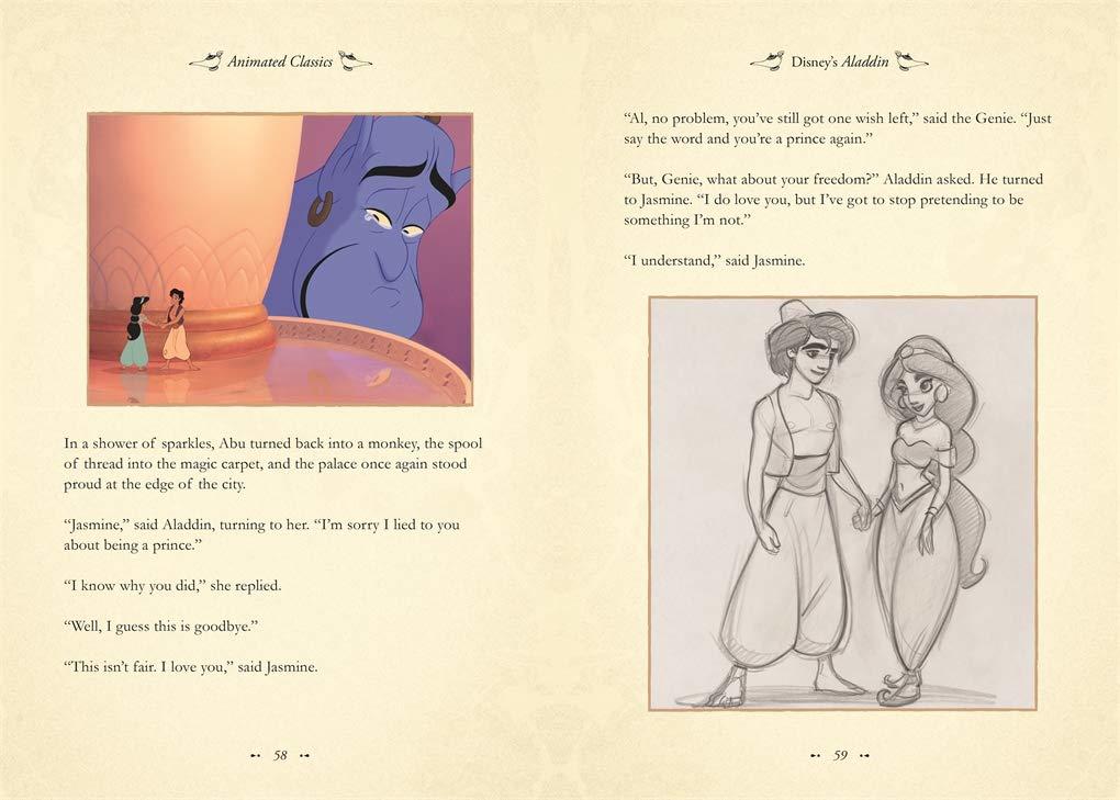 Disney Animated Classics;Aladdin』 A deluxe gift book of the 