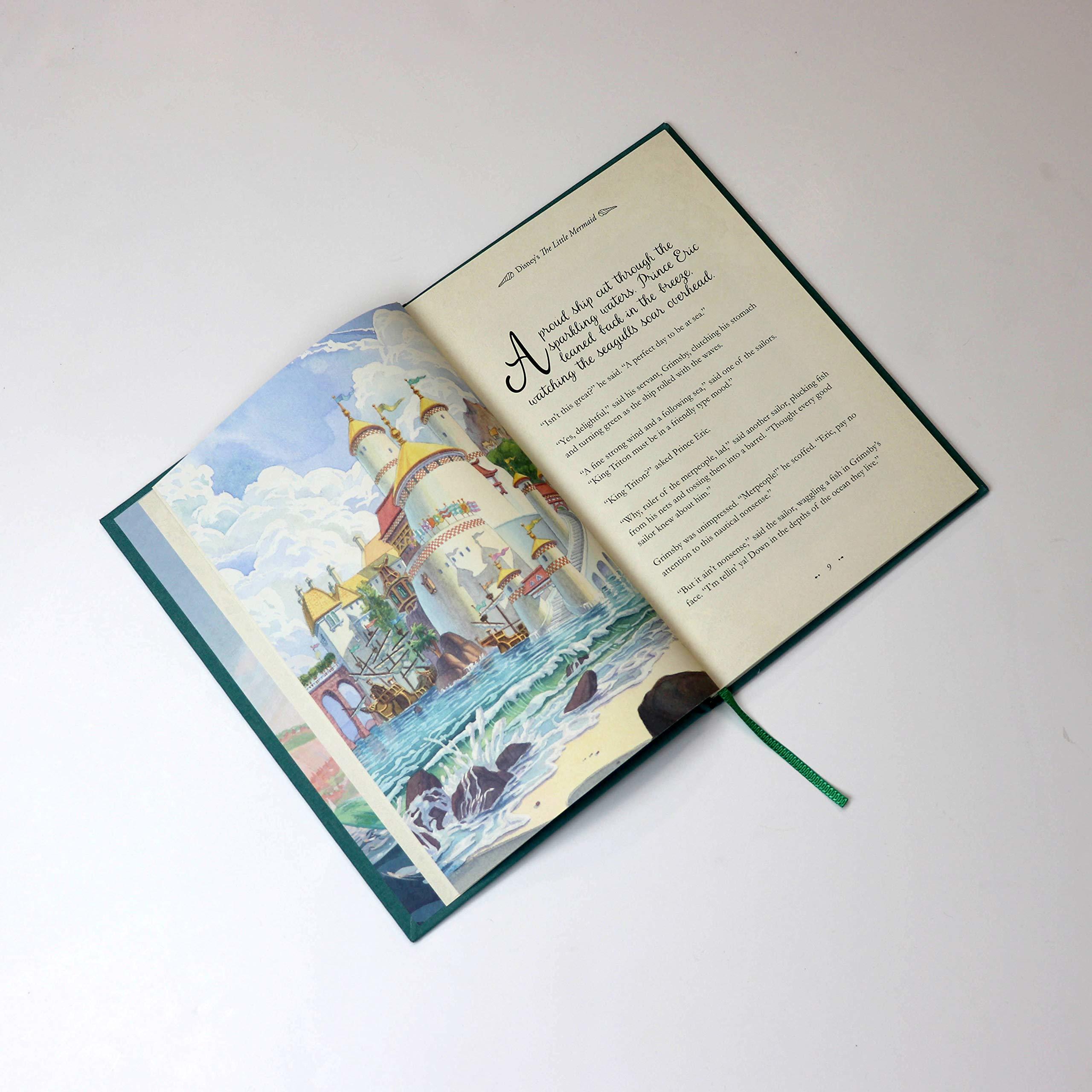 Disney Animated Classics The Little Mermaid A Deluxe Gift Book Of The Classic Film Collect Them All ハードカバー 洋書絵本 の商品詳細 T Site Shopping