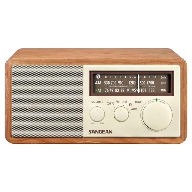 Sangean FM/AMラジオ・Bluetoothスピーカ―／チェリー／WR-302