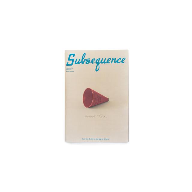 Subsequence Magazine vol.4　雑誌
