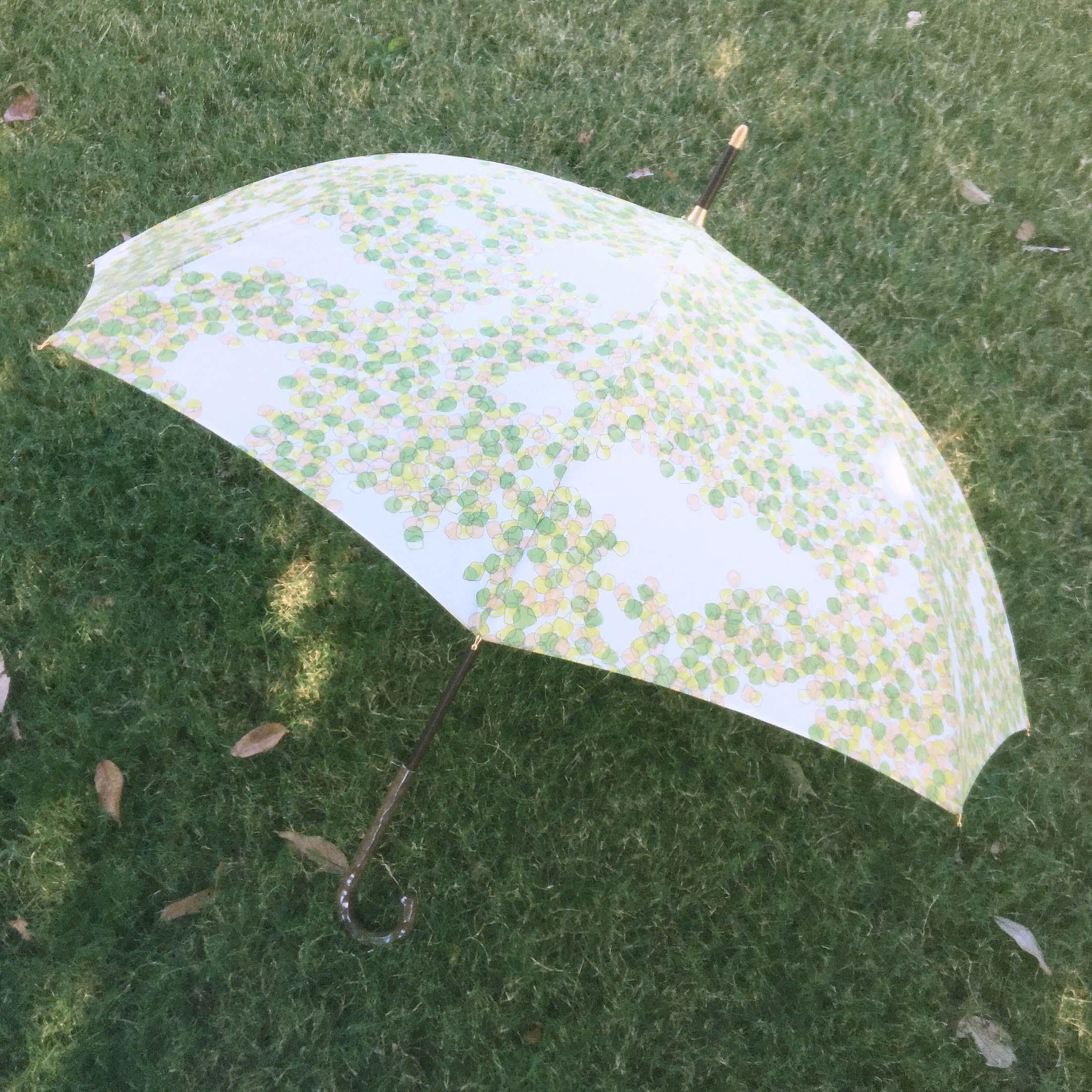 新品未使用】イイダ傘店 時雨兼用傘 折り畳み傘 こもれび かわいい新作