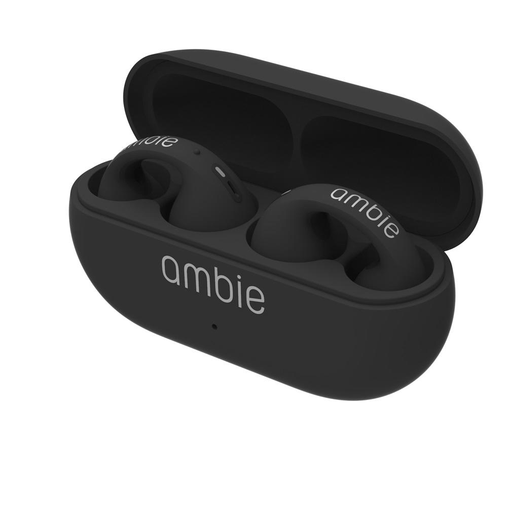 ambie(アンビー) ワイヤレスイヤホン sound earcuffs(サウンドイヤカフ) Black