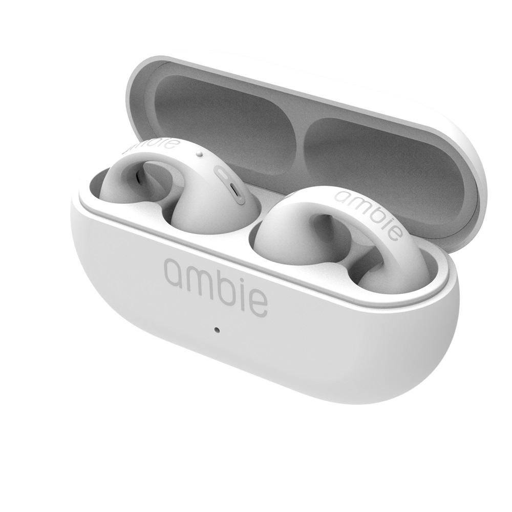 ambie(アンビー) ワイヤレスイヤホン sound earcuffs(サウンドイヤカフ) White