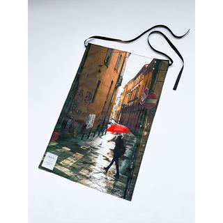 【受注生産】【オガワユウキ×NoirFr】landscarf-結- 『Red umbrella』スカーフ