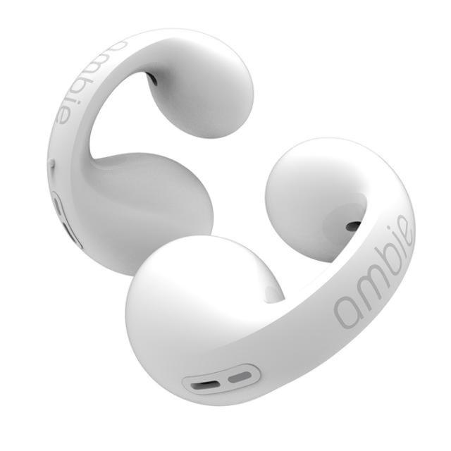 ambie(アンビー) ワイヤレスイヤホン sound earcuffs(サウンドイヤカフ) ホワイト AM-TW01