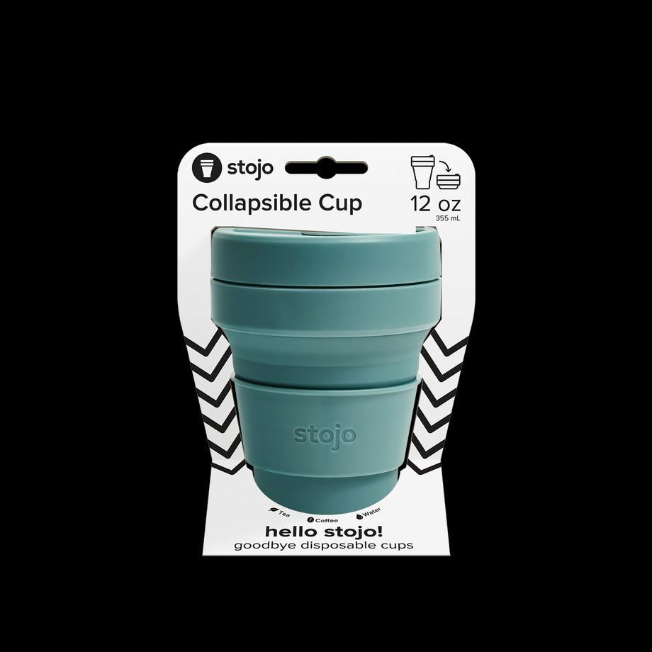 Stojo Green Collapsible Pocket Cup 12oz/355ml