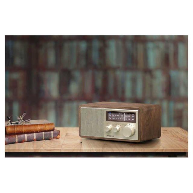 Sangean FM/AMラジオ・Bluetoothスピーカ― WR-302 ウォルナット -の