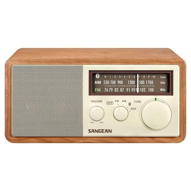 Sangean FM/AMラジオ・Bluetoothスピーカ― WR-302 ウォルナット