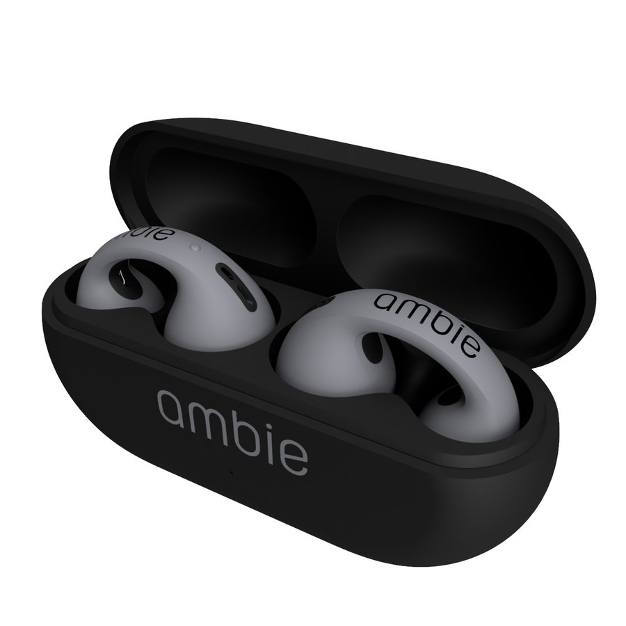 ■【限定カラー】ambie(アンビー) ワイヤレスイヤホン sound earcuffs(サウンドイヤカフ) Stone(ストーン)