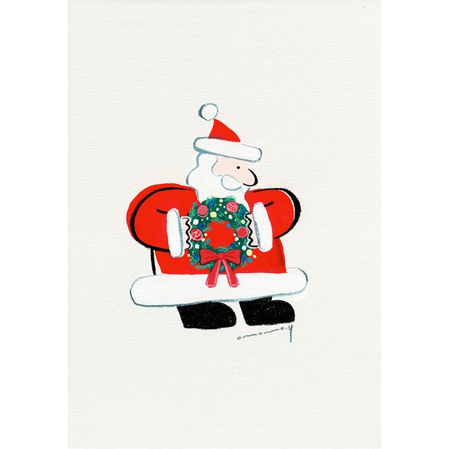 【大桃洋祐　原画】サンタのクリスマスリース