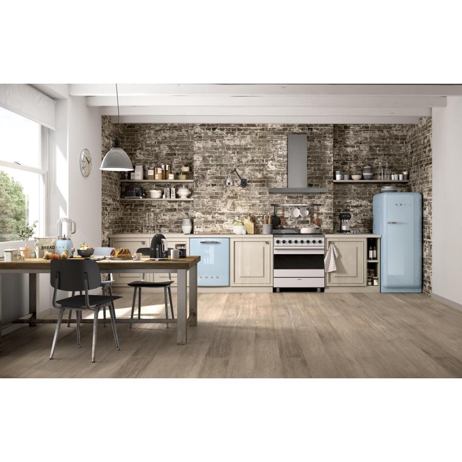 【受注発注品】SMEG(スメッグ)冷蔵庫 FAB28(パステルブルー)