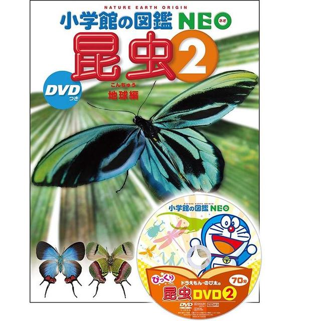 小学館の図鑑NEO 昆虫2:地球編 DVD付き