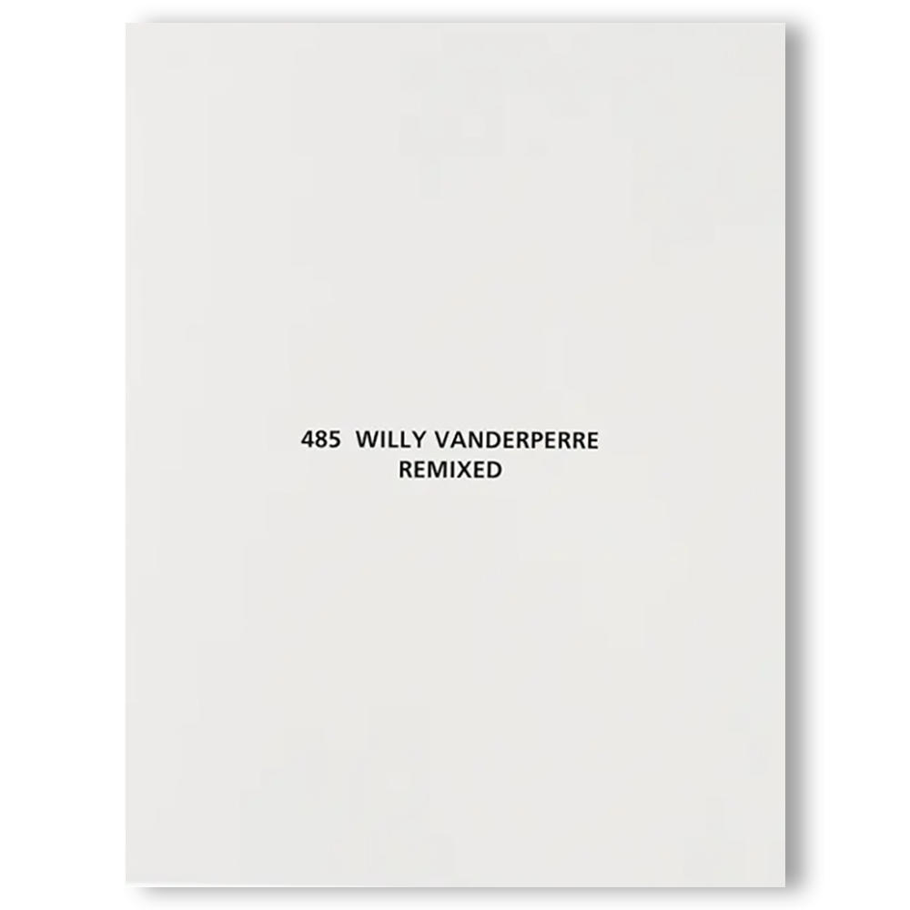 【限定500部／特典ファンZINE付き】865　Willy Vanderperre　ウィリー・ヴァンダーピエール　写真集