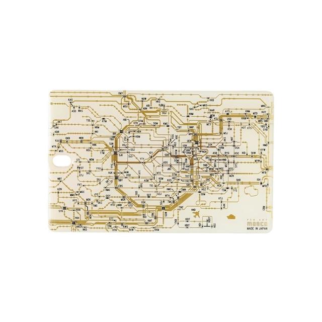 FLASH 東京回路線図　ＩＣカードケース　白