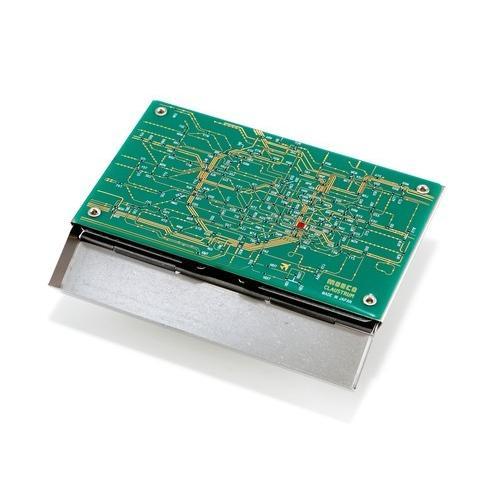 京都回路地図　名刺入れ　緑