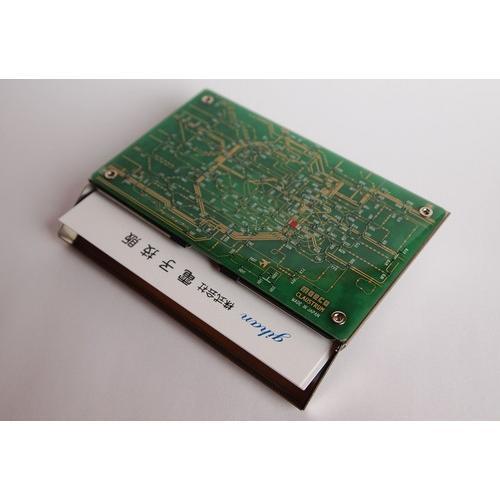 京都回路地図　名刺入れ　緑