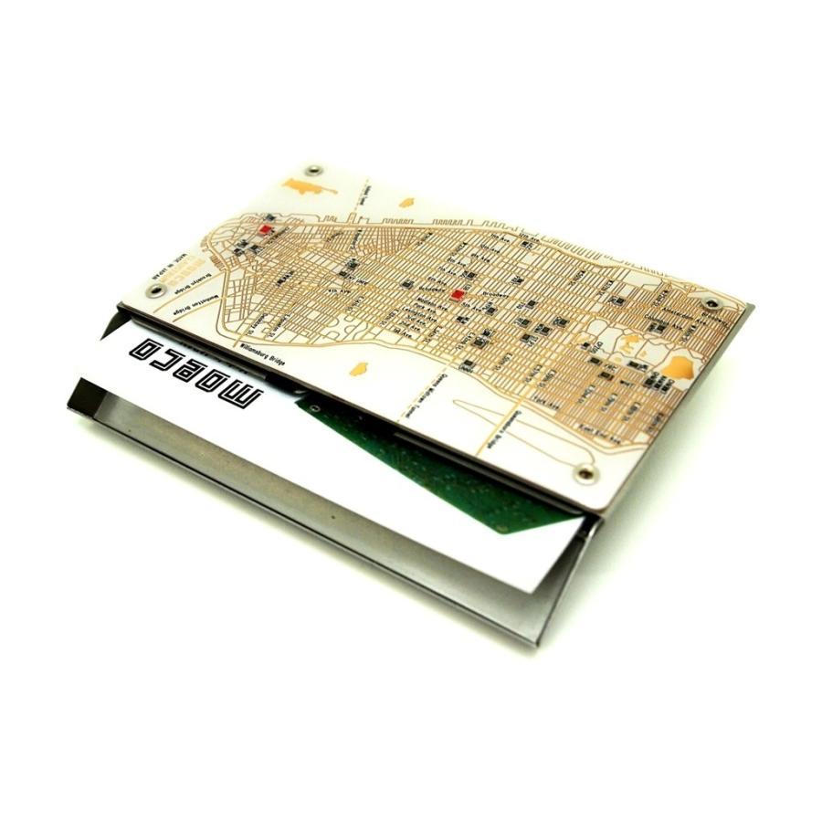 ＮＹ回路地図　名刺入れ 白