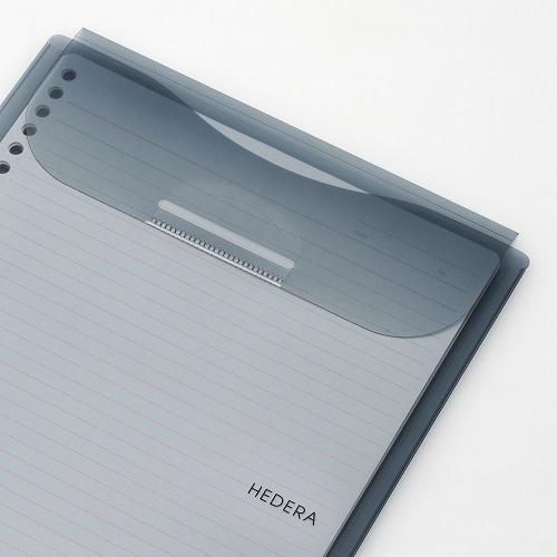HEDERA　ヘデラ　ルーズリーフケース　GY