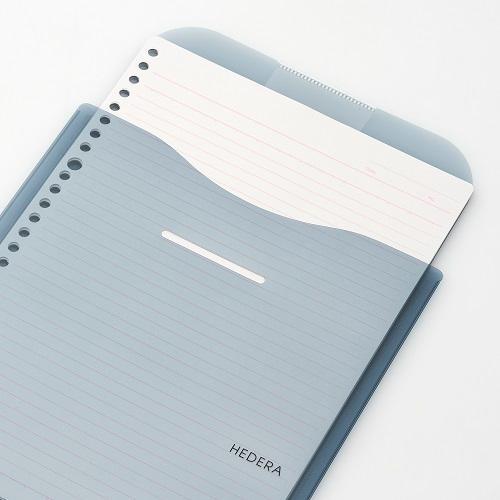 HEDERA　ヘデラ　ルーズリーフケース　GY
